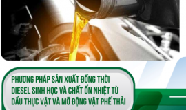 SERIES CÔNG TRÌNH KHOA HỌC TIÊU BIỂU: GIẢI PHÁP SẢN XUẤT ĐỒNG THỜI DIESEL SINH HỌC VÀ CHẤT ỔN NHIỆT TỪ DẦU THỰC VẬT, MỠ ĐỘNG VẬT PHẾ THẢI